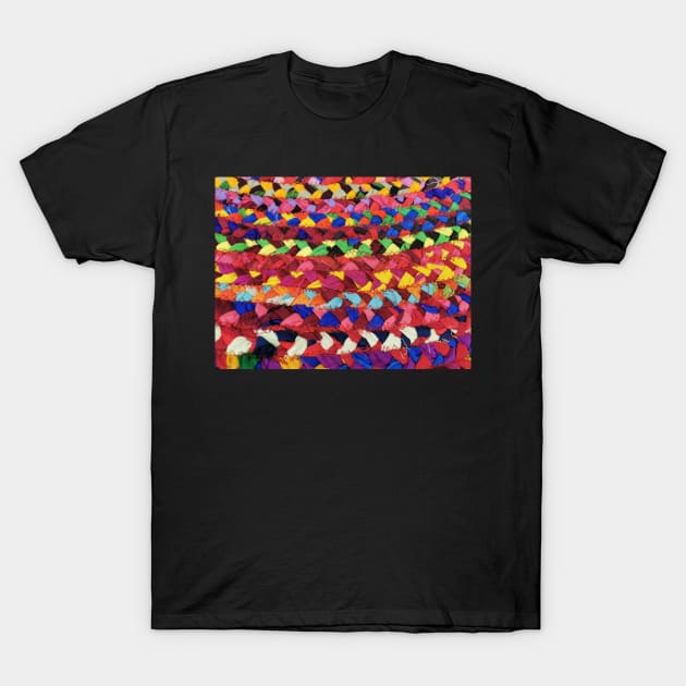 PRIMARY COLOURS - TRADITIONAL CIRCULAR RUG T-Shirt by mister-john